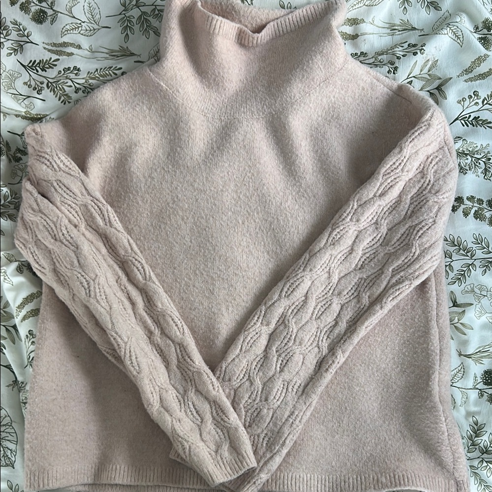 Calvin Klein Pink Cowl Neck Sweater